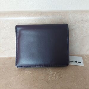 NWT Sonoma Genuine Leather Bifold